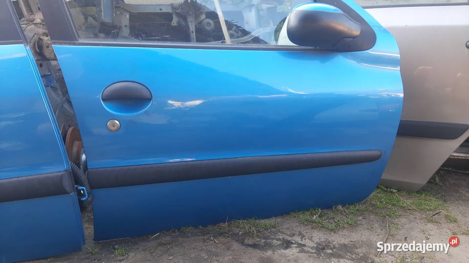 drzwi kompletne prawe Peugeot 206 HB 5drzwi lak osobowe dolnośląskie Dębno