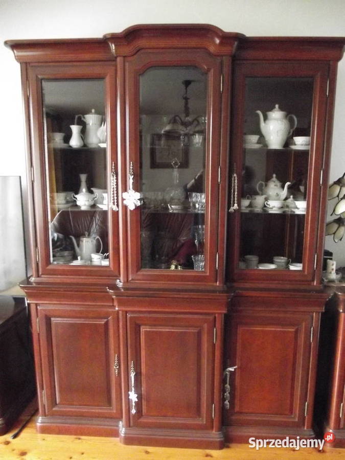 Piękne meble do salonu drewno komplet zestaw Piekary Śląskie