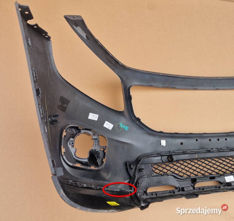 MERCEDES GLB X247 W247 ZDERZAK PRZÓD PRZEDNI Motoryzacja lubuskie Bieleń