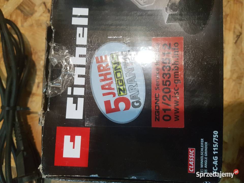SZLIFIERKA KĄTOWA EINHELL TCAG 115 750 wat Elektryczne Głogowa sprzedam