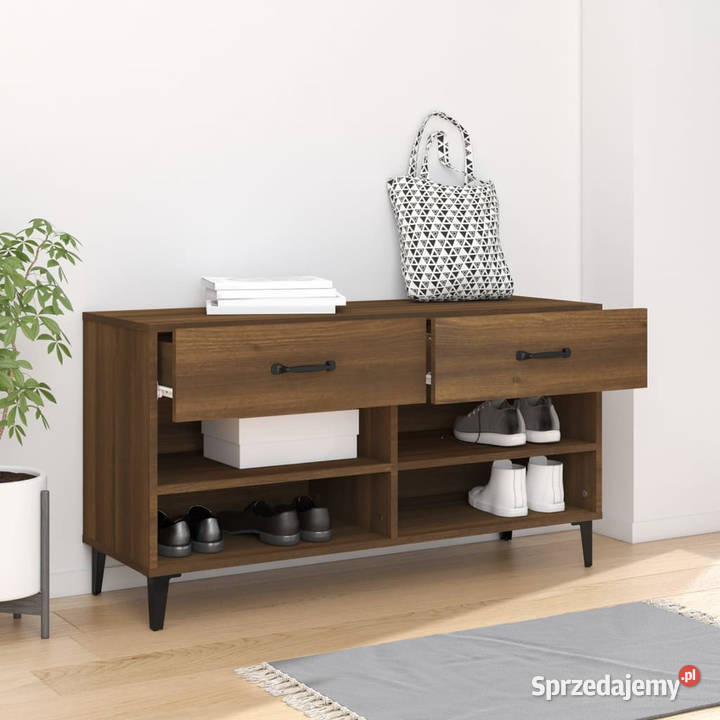 Szafka na buty brązowy dąb 102x35x55 WM817572 sprzedam