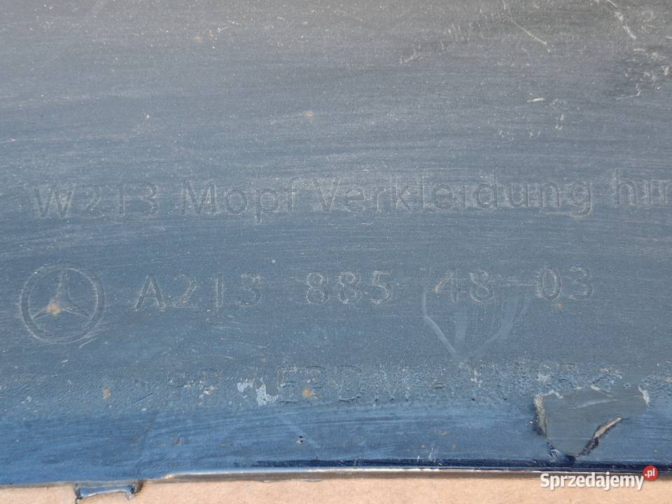 MERCEDES EKLASA W213 LIFT SEDAN ZDERZAK TYŁ osobowe Zderzaki Bieleń