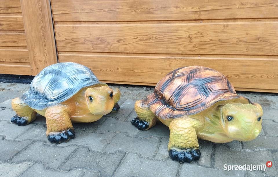 Figurka ogrodowa żółw duży z masy żywicznej Szamotuły sprzedam