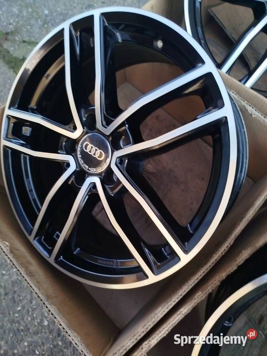 A933Alufelgi uzywane 18 5x112 Et49 75J Vw Audi śląskie Bąków sprzedam
