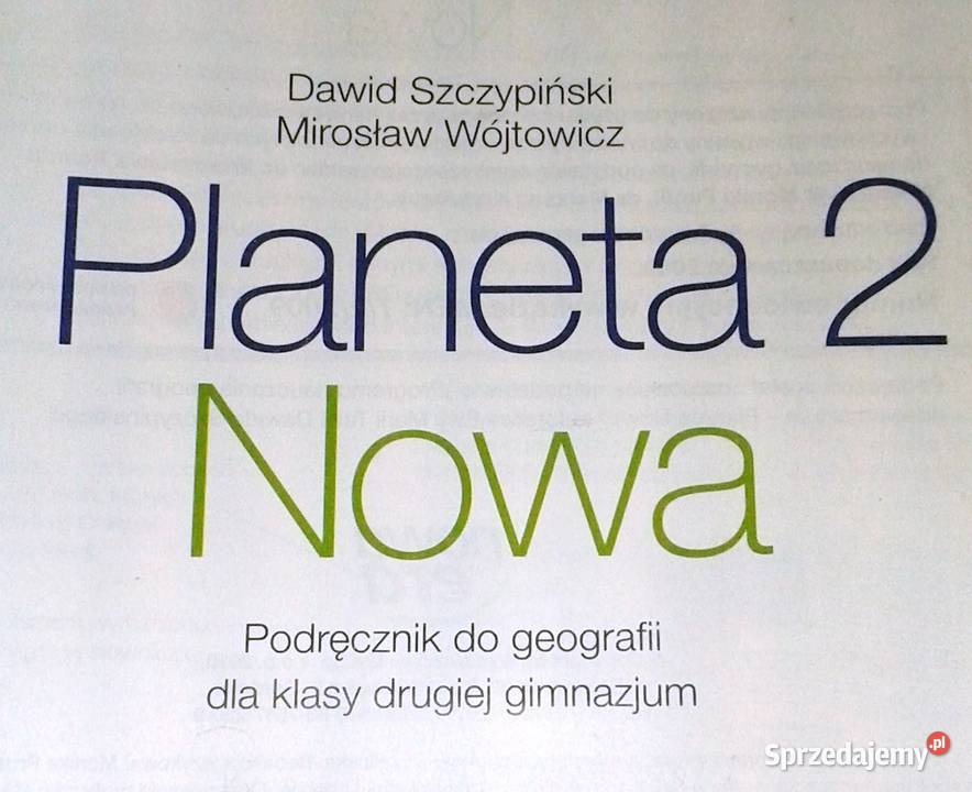 Planeta Nowa 2 Podręcznik Dawid Szczypiński Chełm sprzedam