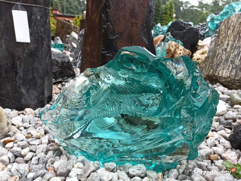 Bryły Szklane Kamień Szklany Kora Kamienna Biała Jaworzno