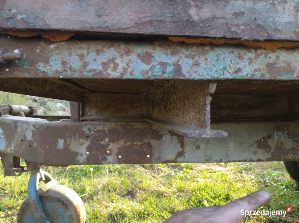 Sprzedam przyczepę jednoosiową 45 tony świętokrzyskie