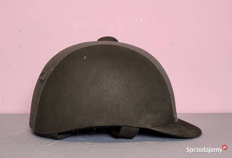 Kask jeździecki z brokatem rozmiar 57 czarny Jasień