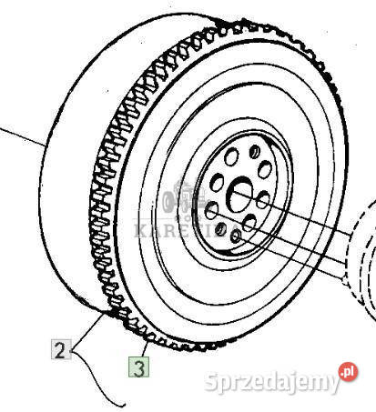 John Deere 6068HLA73 6920 6920S Koło Zamachowe Jastrzębniki sprzedam