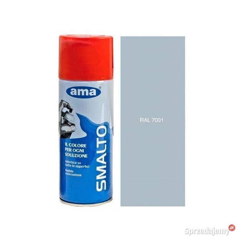 Farba w sprayu RAL 7001 acrylic enamel 400ml małopolskie Kamionna