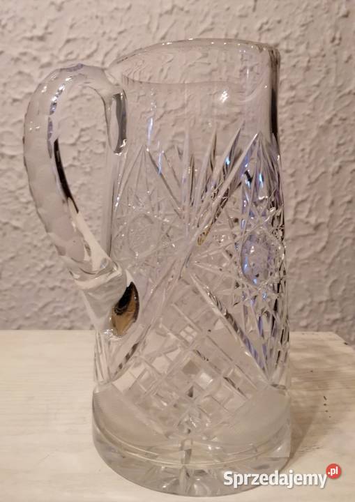 Dzbanek z kryształu Zawiercie Stan idealny Porcelana i szkło Sosnowiec