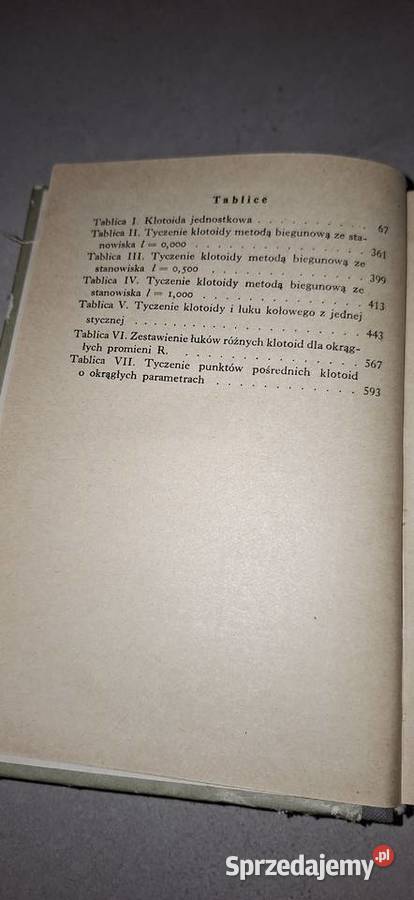 Trzecie wydanie Tablice do tyczenia krzywych Łęczyca