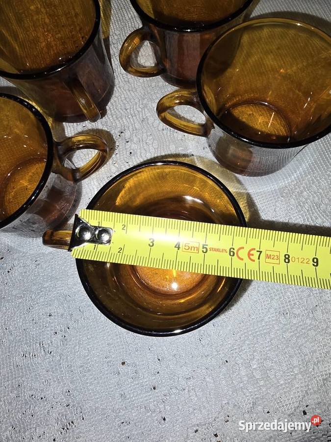 Filiżanki do expresso bursztynowe made in Spain Sosnowiec