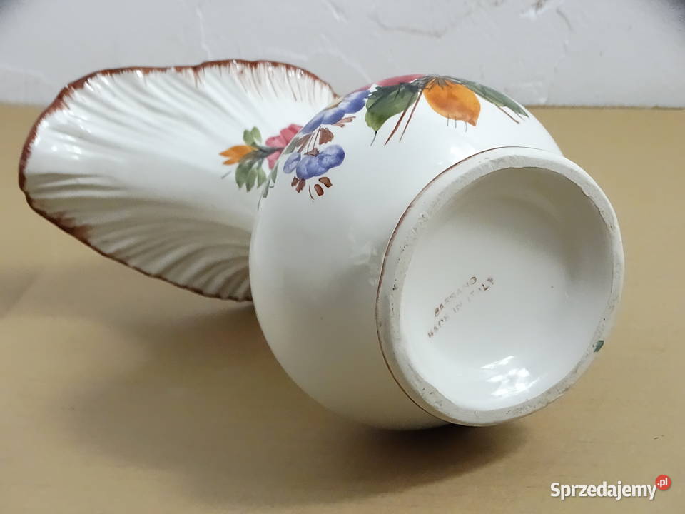 Włoski dzbanek ceramiczny Bassano Wazon vintage