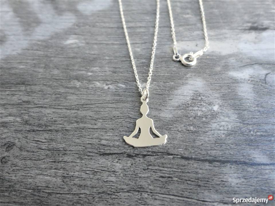 Naszyjnik Joga Kwiat Lotosu srebro 925 Poznań