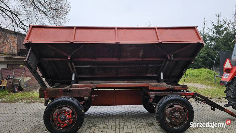 Przyczepa Sanok D 3 wywrotka nieuszkodzony Jarocin