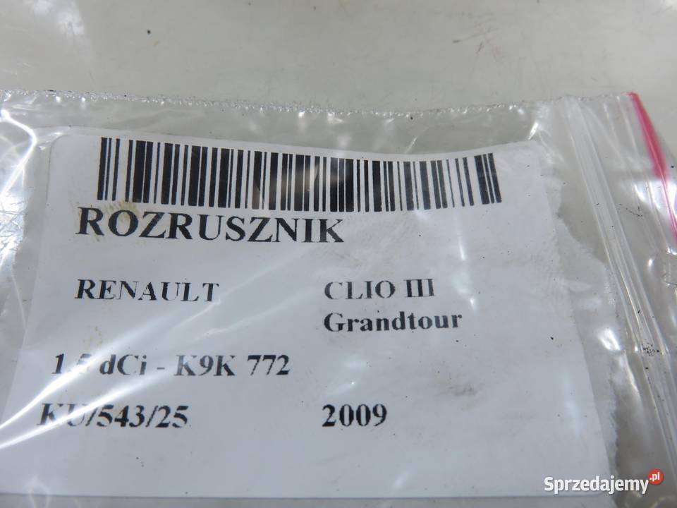 ROZRUSZNIK RENAULT CLIO III 15 dCi 8200836473A małopolskie