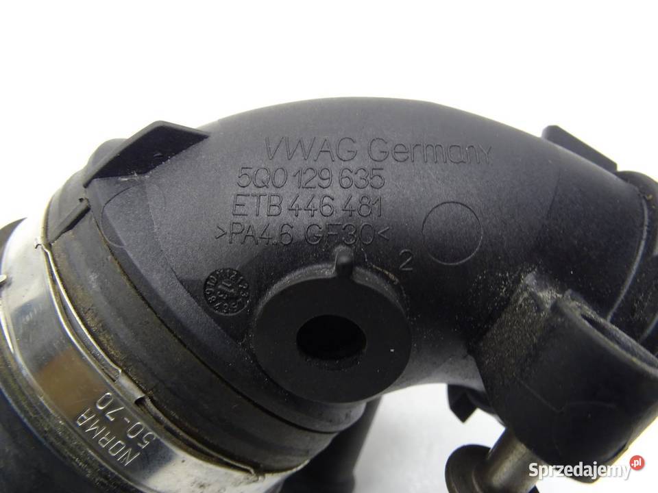 RURA WĄŻ PRZEWÓD INTERCOOLERA 5Q0129635 VW GOLF