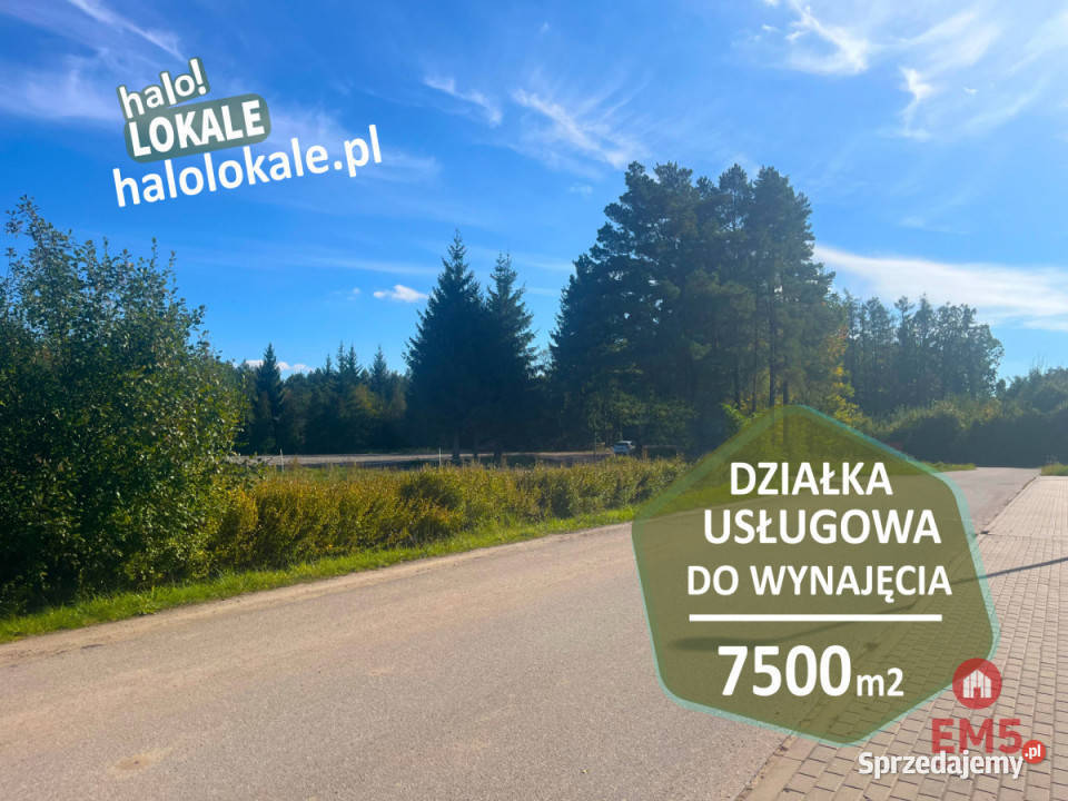 Działkę wynajmę 7500m2 Białystok sprzedam
