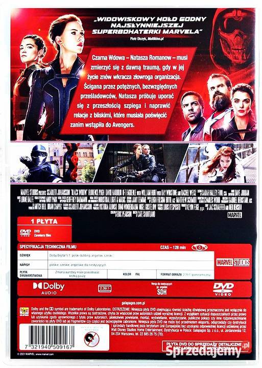 CZARNA WDOWA SCARLETT JOHANSSON wielkopolskie Kalisz sprzedam