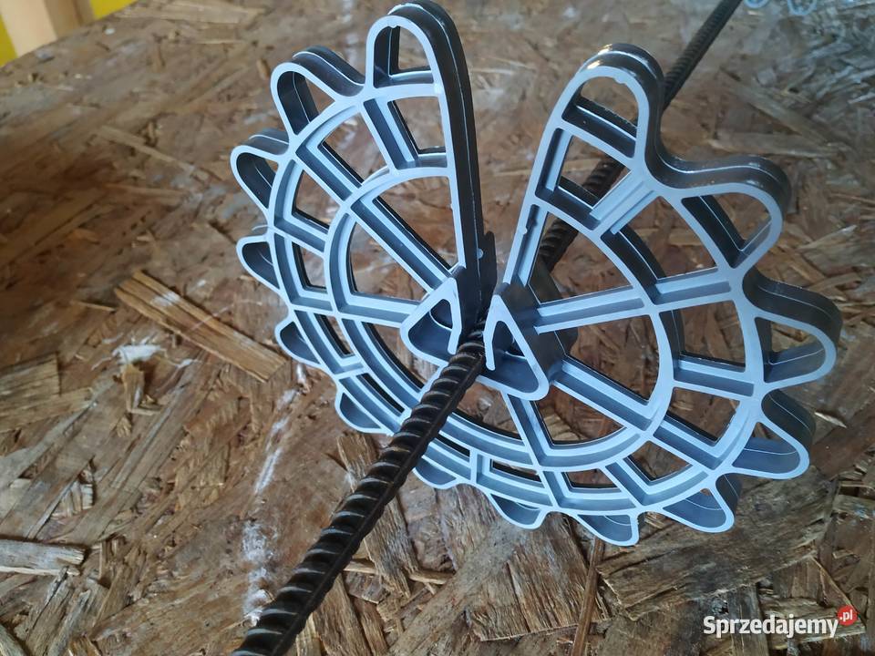 Dystanse do zbrojenia gwiazdka 60mm pręt 820mm Poznań