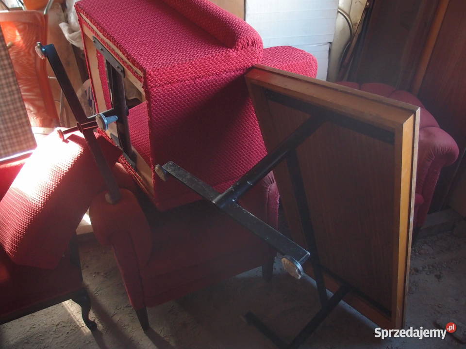 Starocia z PRLu stylowe fotele i ława Art deco łódzkie Łódź