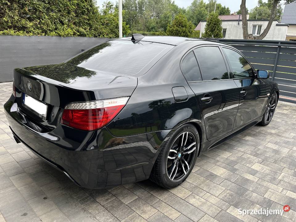 BMW E60 525D Mpakiet Czarna Sedan Manual