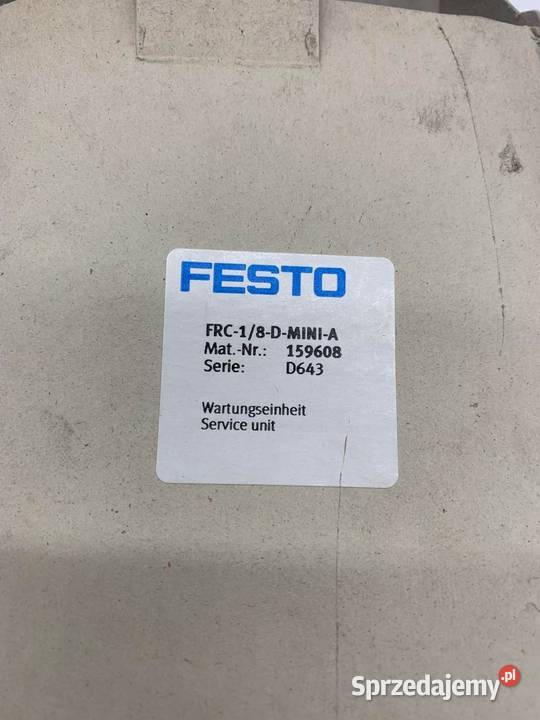 Festo FRC18DMINIA 159608 Service unit mazowieckie Warszawa