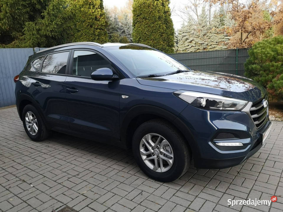 Hyundai Tucson 16 GDI 132 Klimat Tempo Ledy Navi czujnik parkowania Strzegom