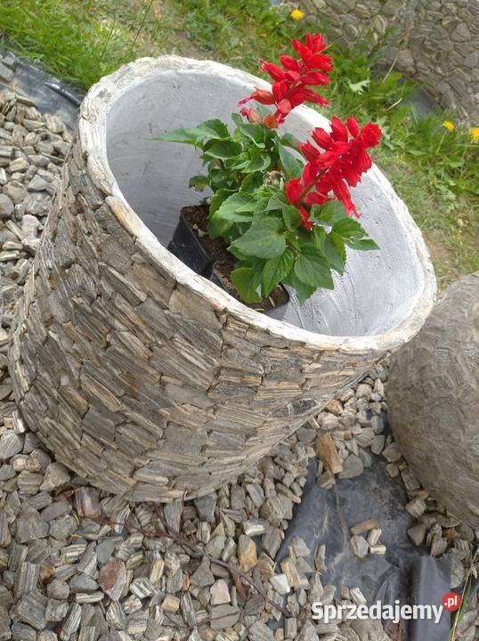 Donica koło z kamienia naturalnego do ogrodu Długołęka-Świerkla sprzedam