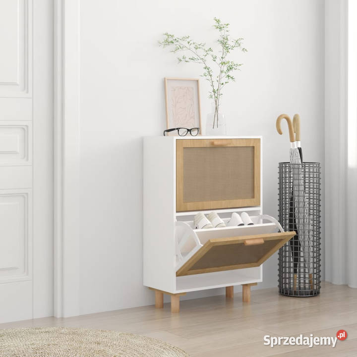 Szafka na buty biała 52x25x80 materiał mazowieckie Warszawa
