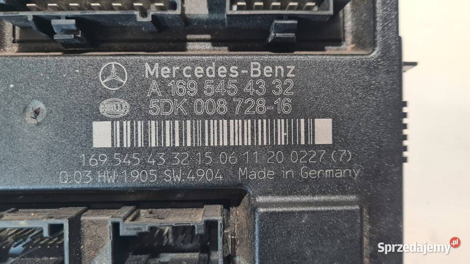 Moduł SAM Mercedes aklasa w169 15 benzyna Białystok