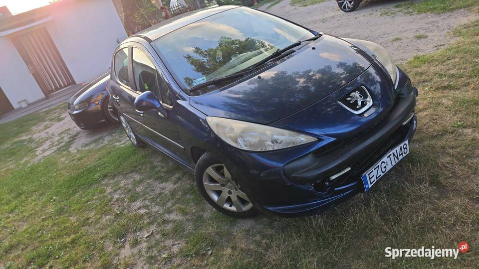 Peugeot 207 14 hdi 2007 sprawna klima łódzkie Lichawa