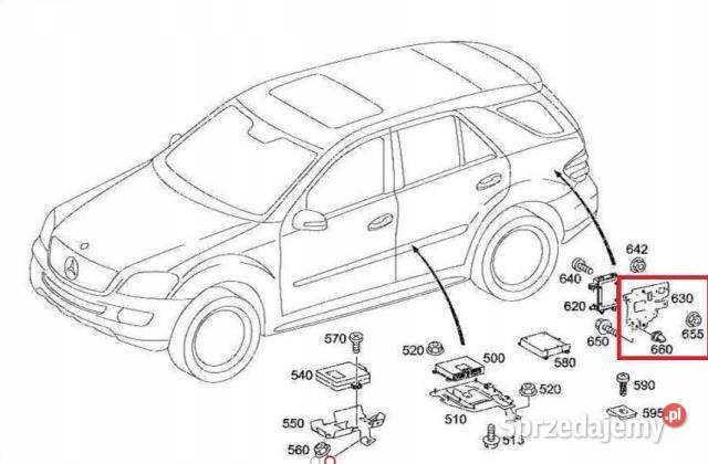 WSPORNIK UCHWYT PODŁOKIETNIKA MERCEDES ML W164 lubelskie