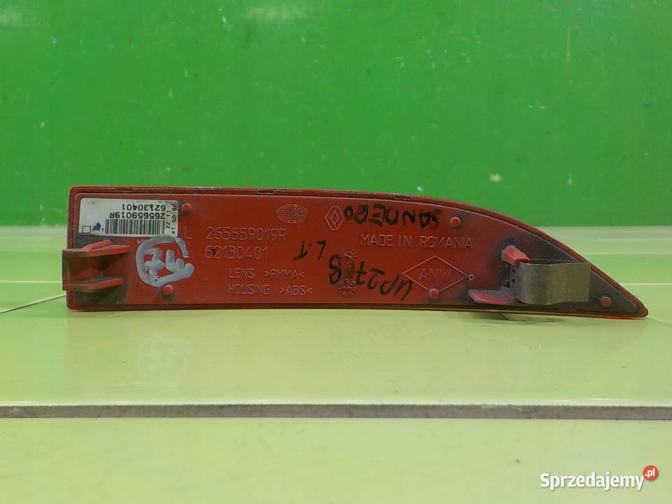 DACIA SANDERO II 09 TCE 14r 5D odblask zderzaka osobowe Suków sprzedam