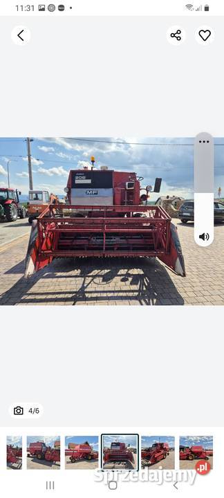 Kombajn zbożowy massey ferguson206