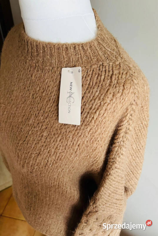 Sweter damski ciepły gruby splot oversize Szczecin