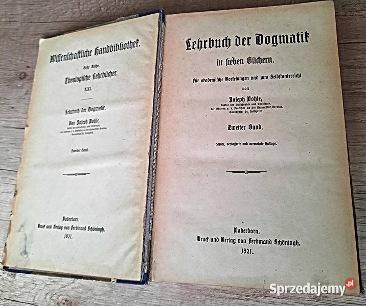 Lehrnbuch der Dogmatik w j niemieckim gotyckim wielkopolskie Ostrów Wielkopolski