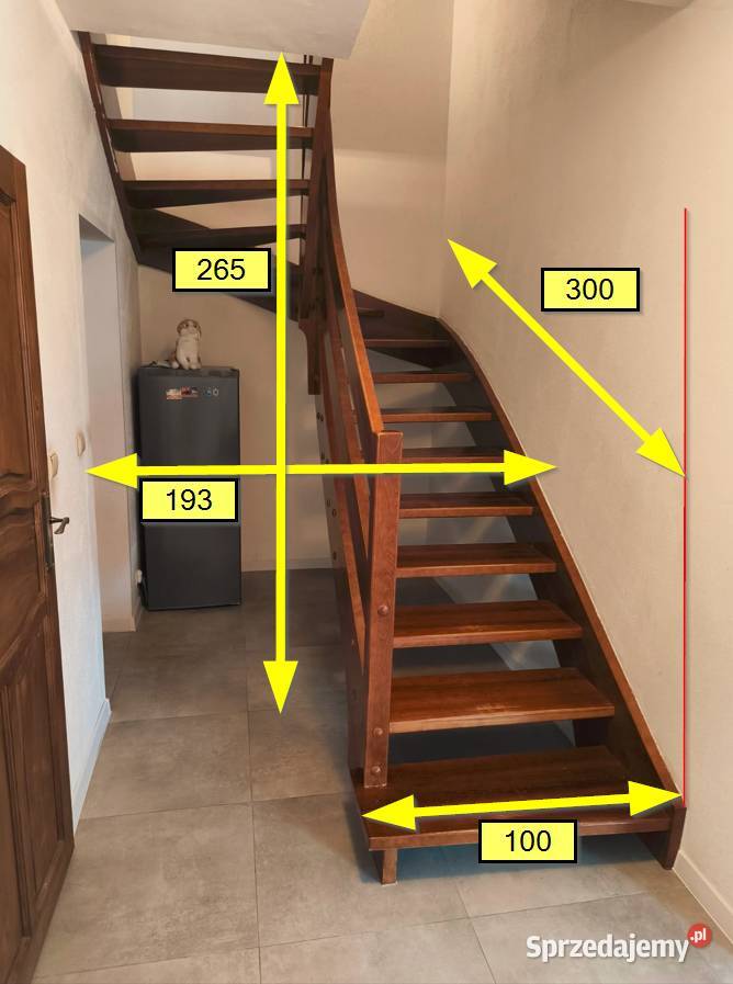 Schody drewniane samonośne Ryki