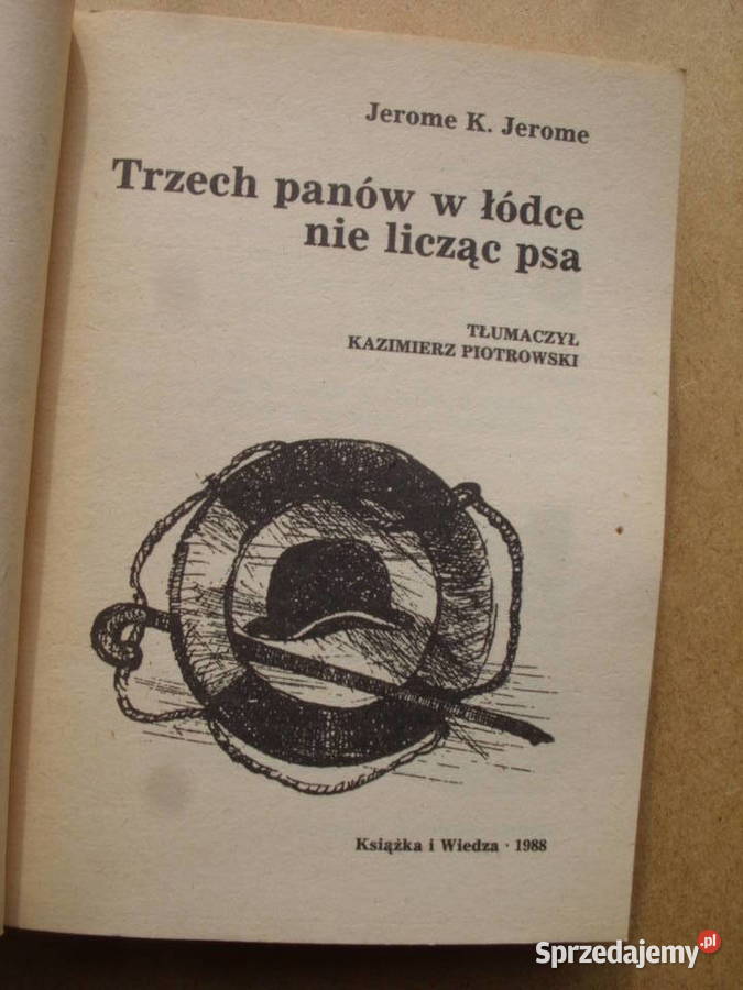JEROME K JEROME TRZECH PANOW W LODCE 1988 Wołów