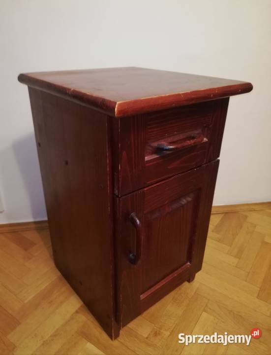 Szafeczka nocna z litego drewna sosnowego Warszawa