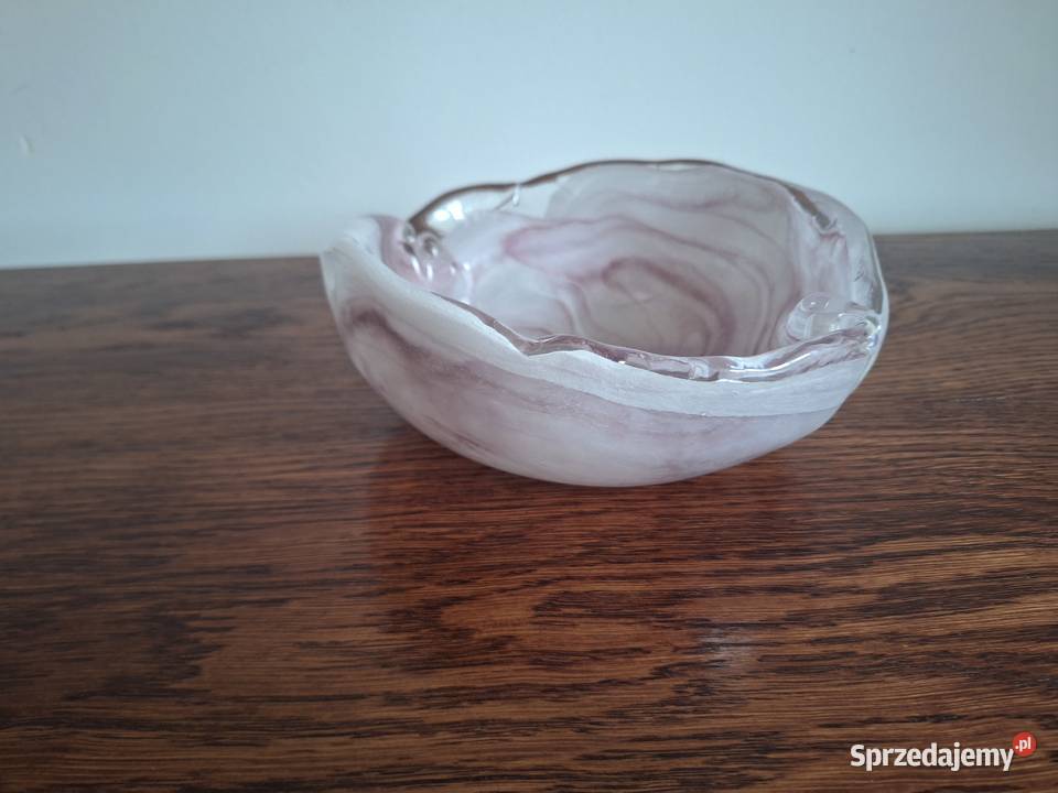 Patera salaterka miska szkło kolorowe grube Gdańsk