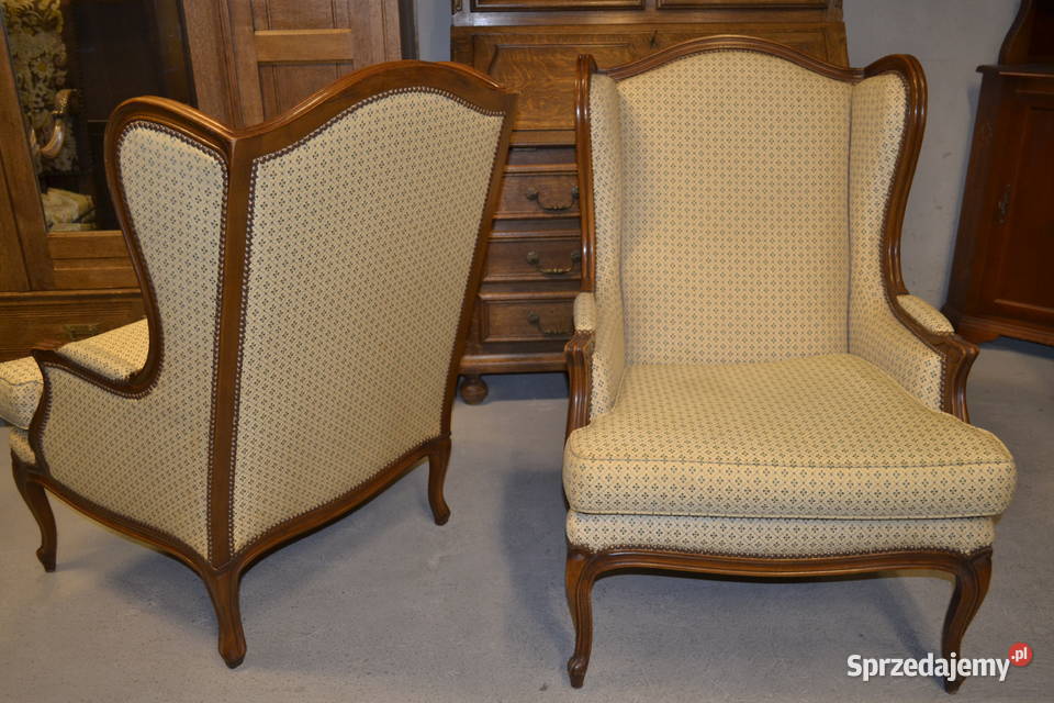 fotele ludwikowskie uszaki Będzin