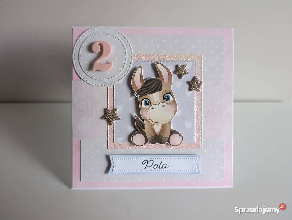 Personalizowana kartka urodzinowa ręcznie sprzedam