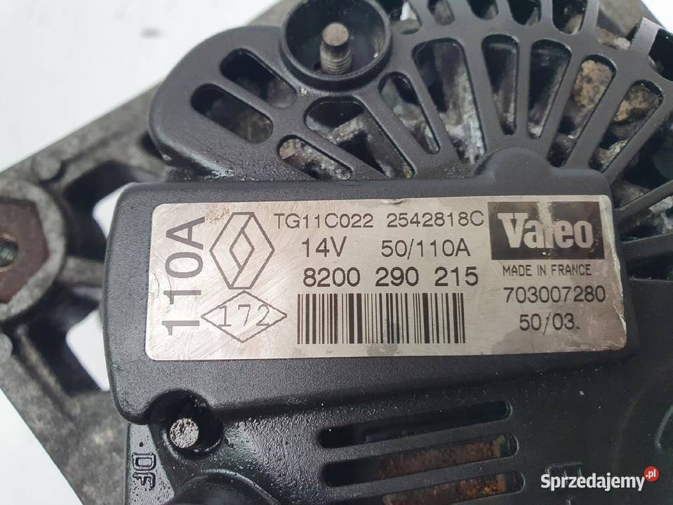 ALTERNATOR Renault Trafic Vivaro 20 DCI Valeo Chełm sprzedam