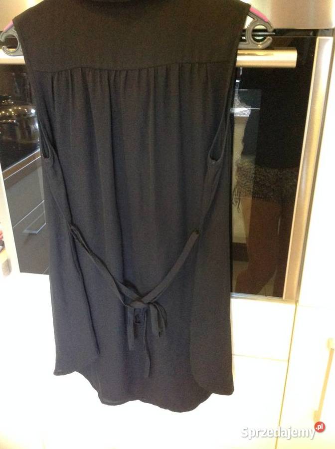 Czarna Bluzka Damska Mgiełka HM MAMA r S j nowa Nowa Sól