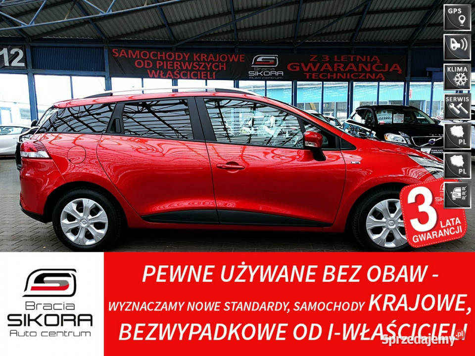 Renault Clio Grandtour NAVIGACJALED 3Lata immobilizer Mysłowice