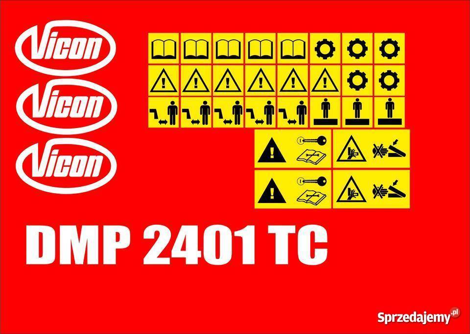 naklejki vicon dmp 2401 tc Pozostałe Jeżewo