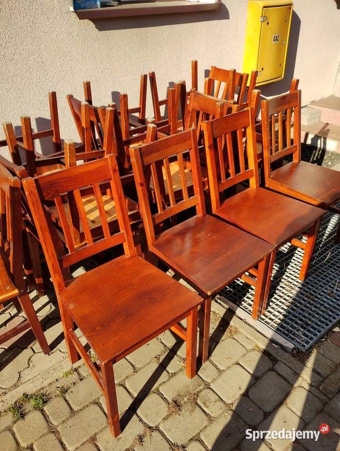 Krzesła drewniane Ełk