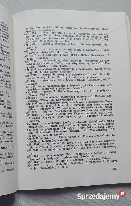 Adam Moszyński Lista katyńska Omnipress 1989 r sprzedam